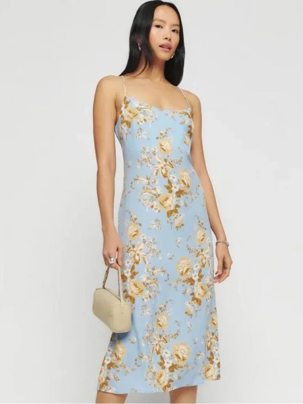 Reformation Dover Dress in Heavenly